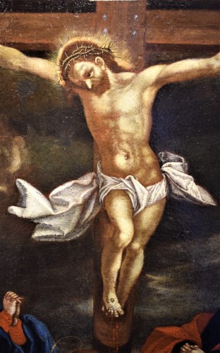 17th century - Crucifixion of Chris - Flamish school of the 17th century